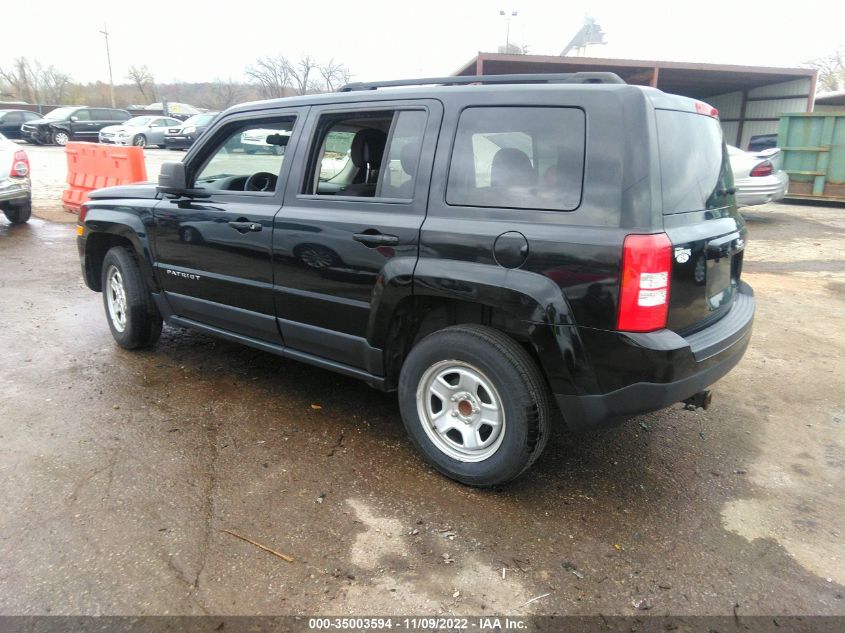 2013 JEEP PATRIOT SPORT 1C4NJPBA4DD264449