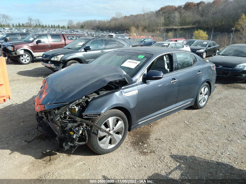 2014 KIA OPTIMA HYBRID EX KNAGN4AD4E5062419