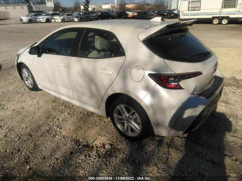 2019 TOYOTA COROLLA HATCHBACK SE/XSE JTNK4RBEXK3010302