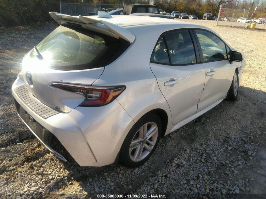 2019 TOYOTA COROLLA HATCHBACK SE/XSE JTNK4RBEXK3010302