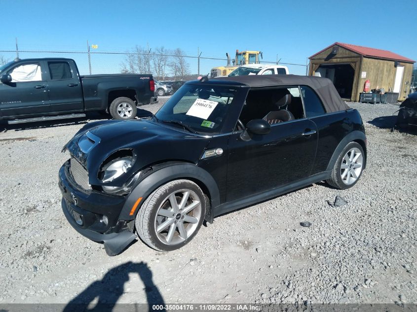 2013 MINI COOPER CONVERTIBLE S WMWZP3C51DT550899