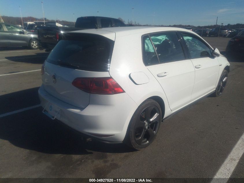 2017 VOLKSWAGEN GOLF GTI S/SE/AUTOBAHN/SPORT 3VW4T7AU5HM064074