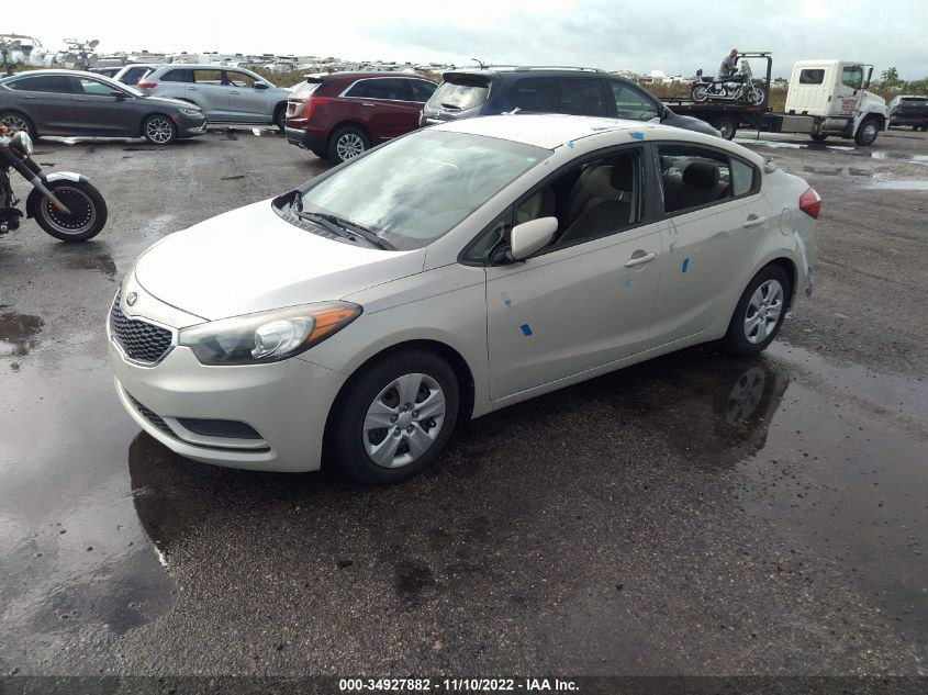 2014 KIA FORTE LX - KNAFK4A63E5160511