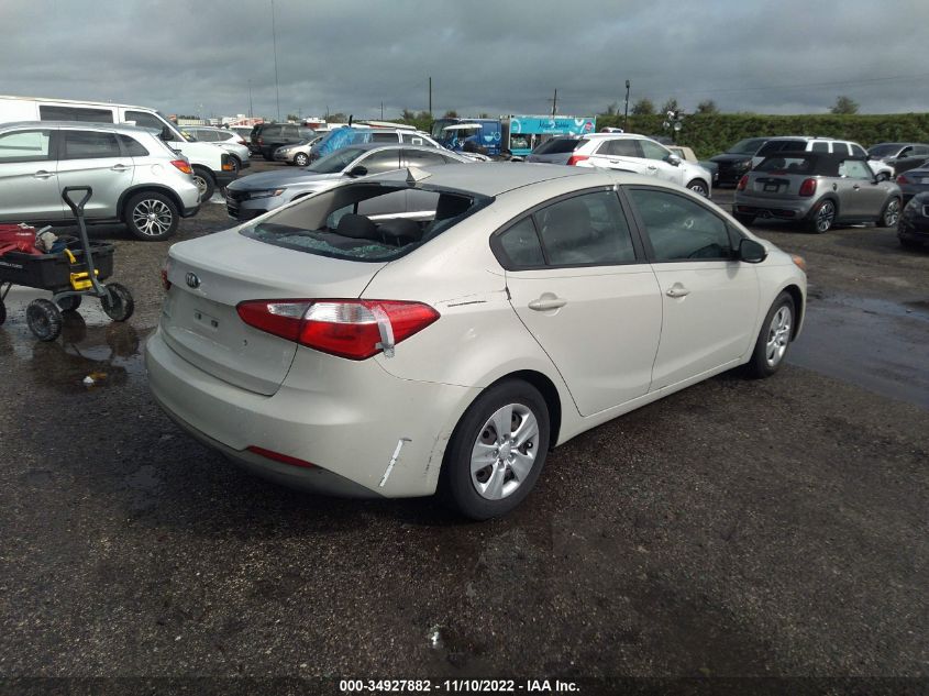 2014 KIA FORTE LX - KNAFK4A63E5160511