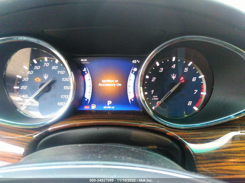 2014 MASERATI QUATTROPORTE S Q4 ZAM56RRA9E1075930