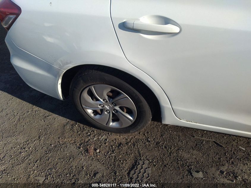 2013 HONDA CIVIC SDN LX 19XFB2F52DE083642