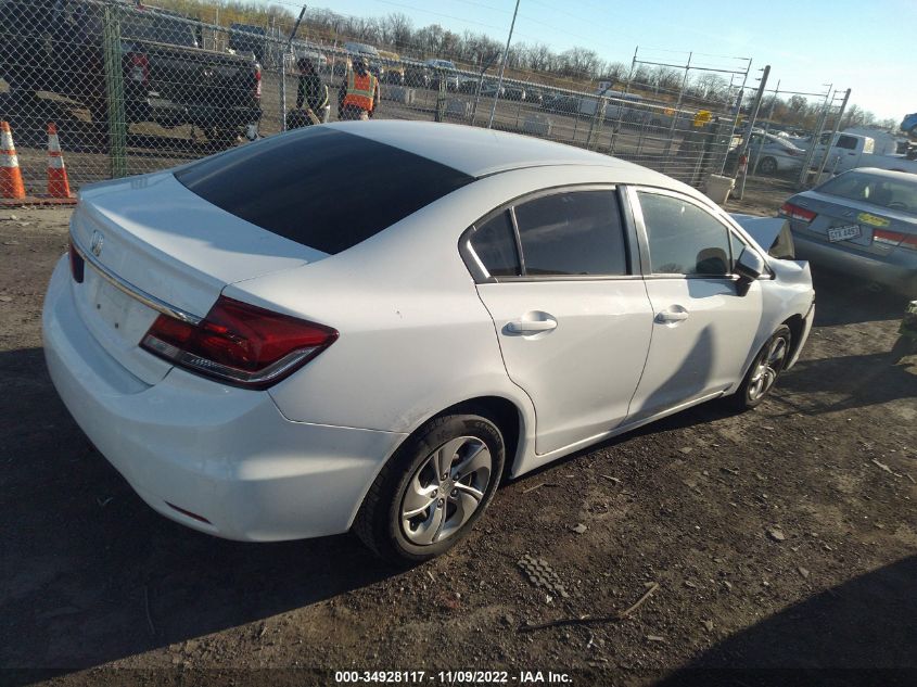 2013 HONDA CIVIC SDN LX 19XFB2F52DE083642
