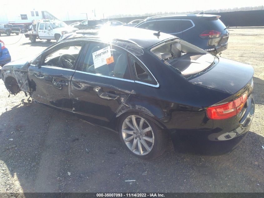 2013 AUDI A4 PREMIUM PLUS WAUFFAFL0DN028614