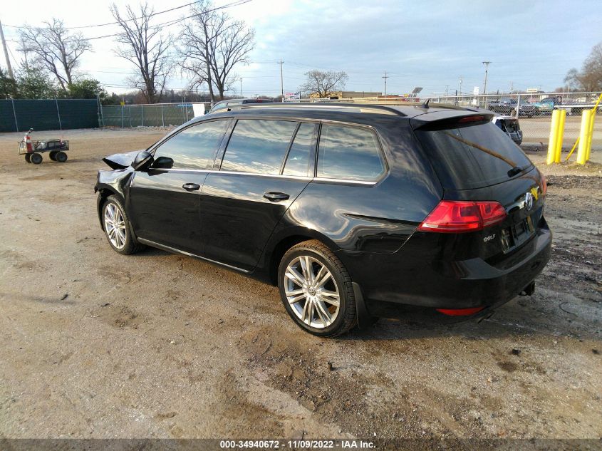 2015 VOLKSWAGEN GOLF SPORTWAGEN TDI SE - 3VWFA7AU1FM517747