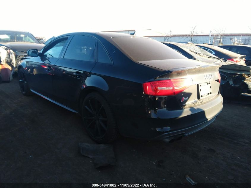 2015 AUDI S4 PREMIUM PLUS WAUBGAFL9FA061584