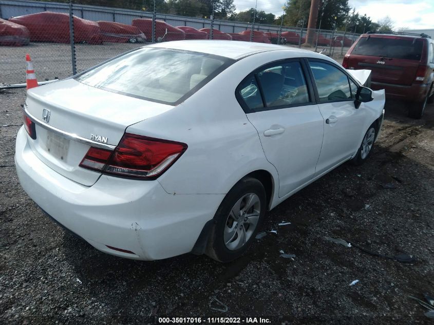 2013 HONDA CIVIC SDN LX 2HGFB2F51DH540155
