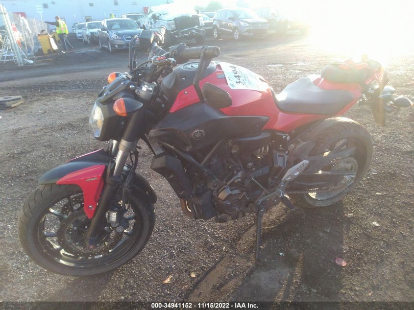 2017 YAMAHA FZ07A JYARM20E9HA000387