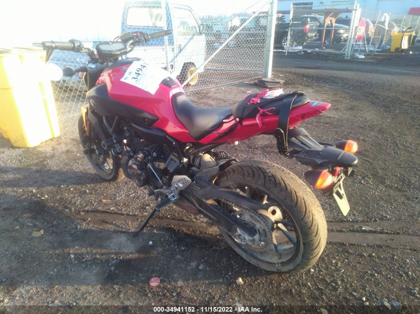 2017 YAMAHA FZ07A JYARM20E9HA000387