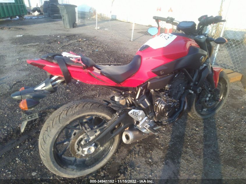 2017 YAMAHA FZ07A JYARM20E9HA000387