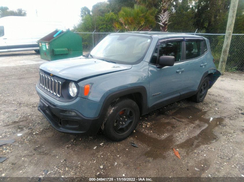 VIN ZACCJAAB6HPG16825 2017 JEEP RENEGADE no.2