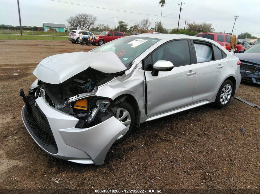 VIN 5YFEPMAEXNP346685 2022 TOYOTA COROLLA LE