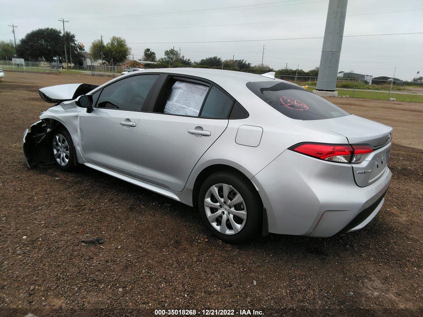 VIN 5YFEPMAEXNP346685 2022 TOYOTA COROLLA LE