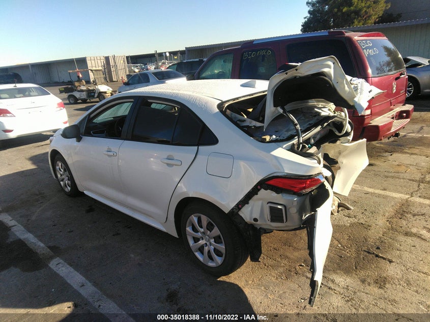 VIN JTDEPMAE7MJ149444 2021 TOYOTA COROLLA LE