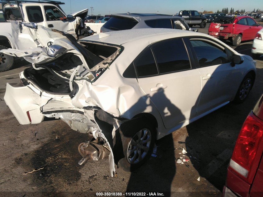 VIN JTDEPMAE7MJ149444 2021 TOYOTA COROLLA LE