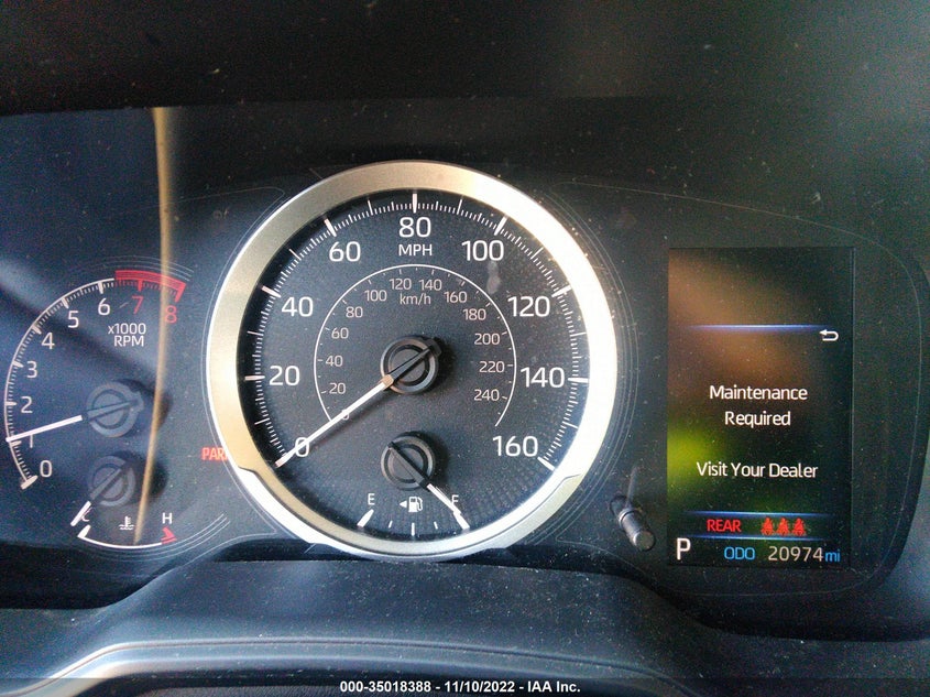 VIN JTDEPMAE7MJ149444 2021 TOYOTA COROLLA LE
