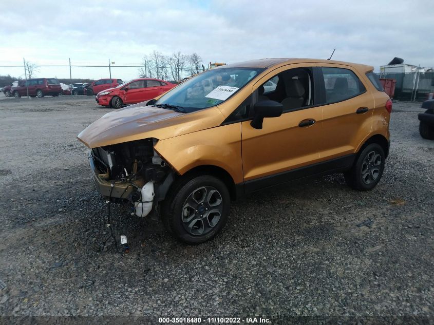 2021 FORD ECOSPORT S MAJ6S3FL0MC430029