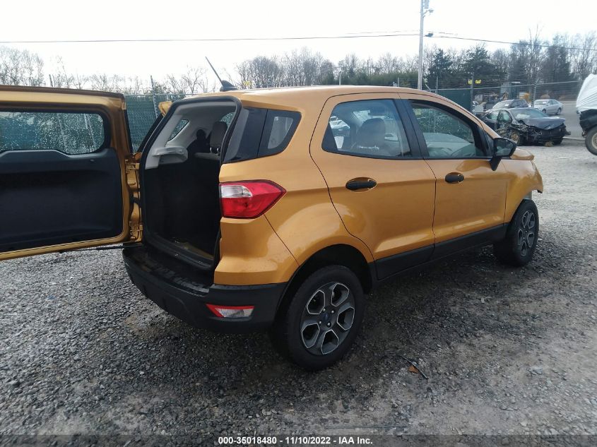 2021 FORD ECOSPORT S MAJ6S3FL0MC430029