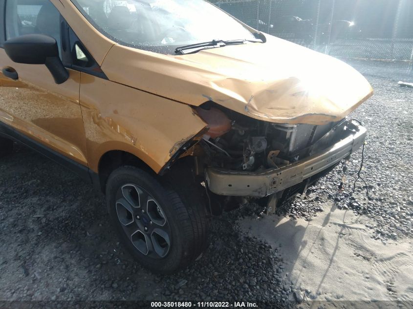 2021 FORD ECOSPORT S MAJ6S3FL0MC430029