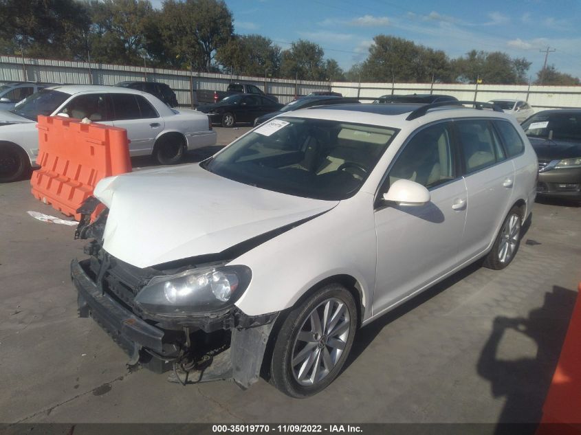 2013 VOLKSWAGEN JETTA SPORTWAGEN TDI W/SUNROOF & NAV 3VWPL7AJ2DM653922