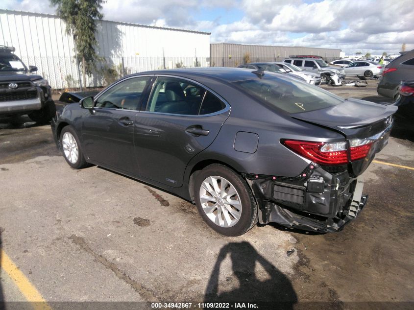 2014 LEXUS ES 300H HYBRID JTHBW1GG5E2071396