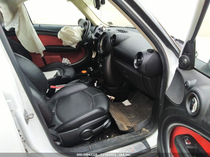2014 MINI COOPER COUNTRYMAN S WMWZC5C55EWP38476