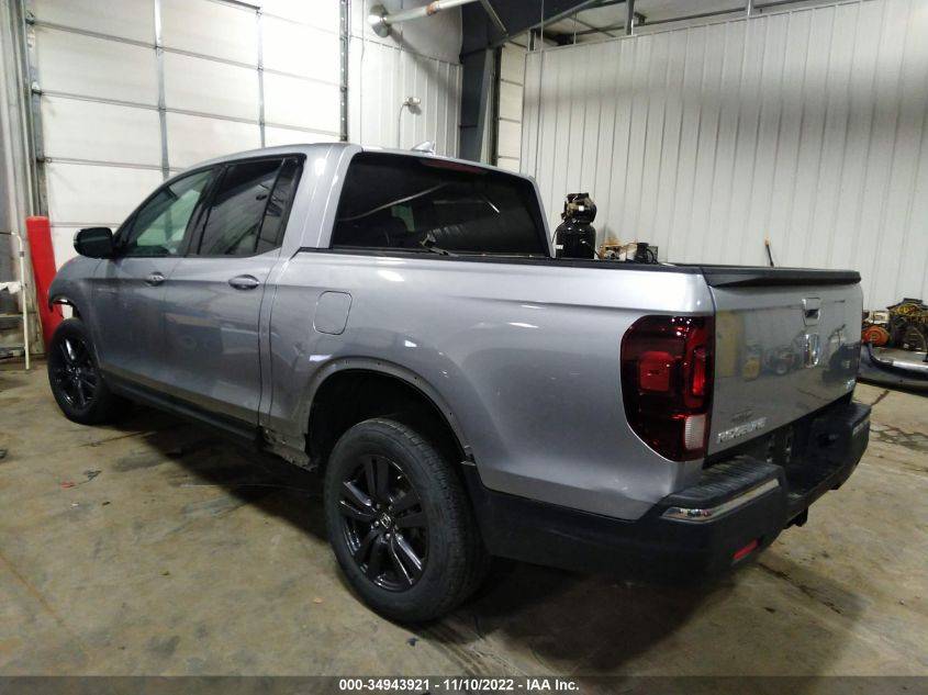 VIN 5FPYK3F14LB030047 2020 HONDA RIDGELINE SPORT