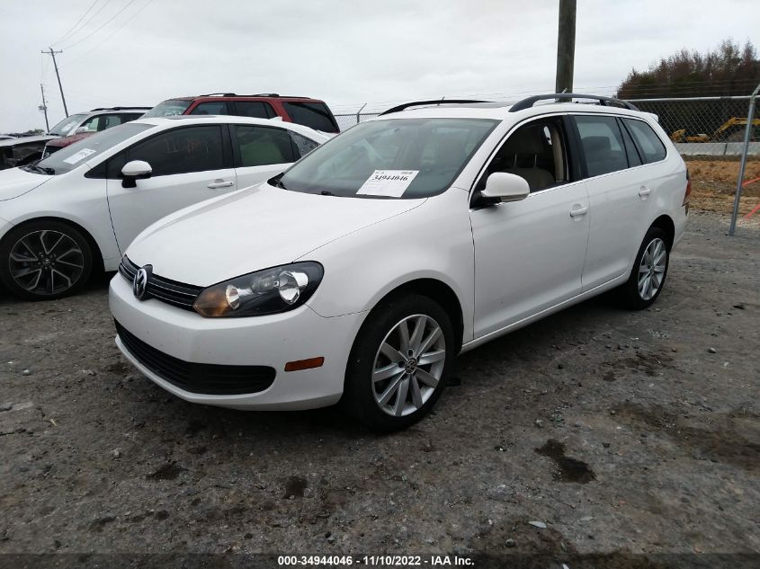 2014 VOLKSWAGEN JETTA SPORTWAGEN TDI W/SUNROOF & NAV 3VWPL7AJ2EM606312
