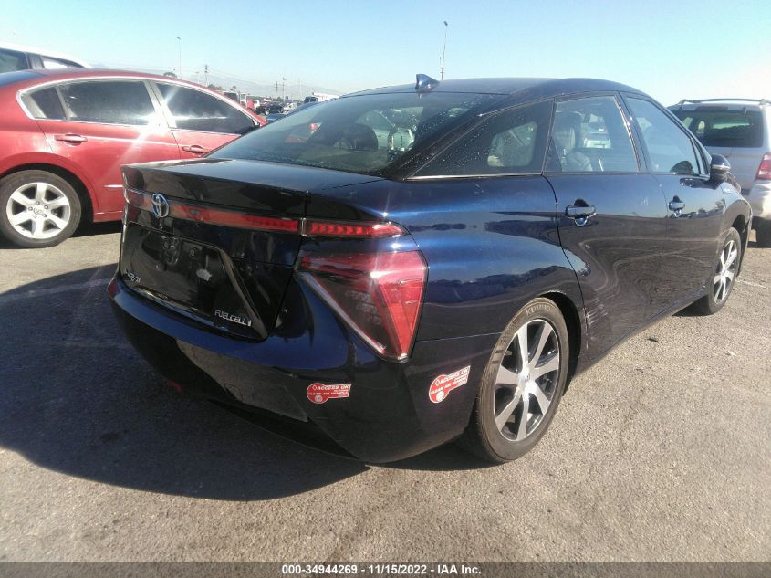 2018 TOYOTA MIRAI JTDBVRBD2JA004254