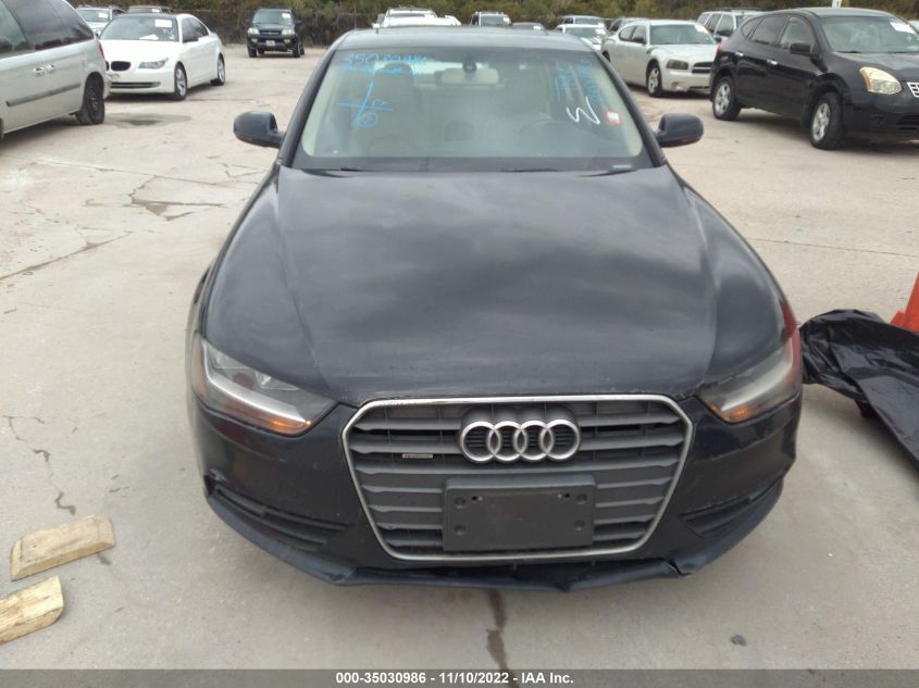 2014 AUDI A4 PREMIUM WAUBFAFL8EN043717