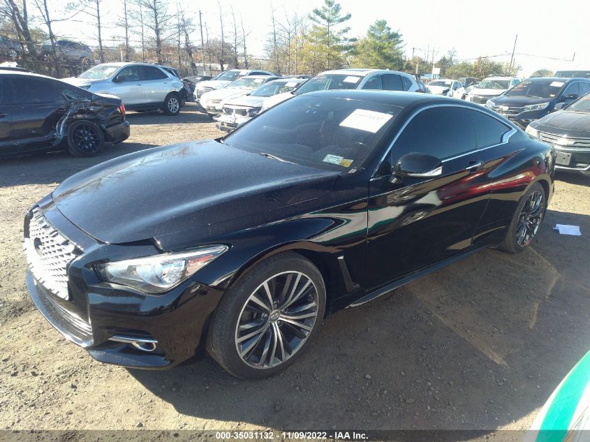 2019 INFINITI Q60 3.0T LUXE JN1EV7EL0KM290239
