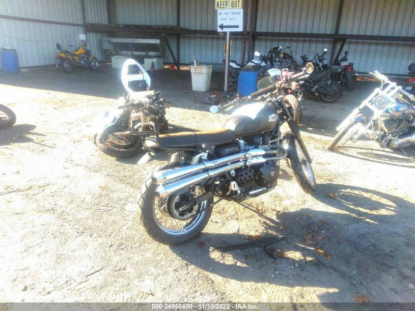 2012 TRIUMPH MOTORCYCLE SCRAMBLER SMT925RNOCT528588
