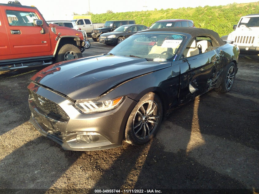 VIN 1FATP8UH4H5334284 2017 FORD MUSTANG ECOBOOST PREMIUM