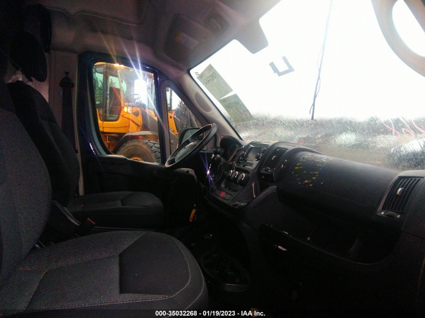 2019 RAM PROMASTER CARGO VAN 3C6URVJG4KE548472