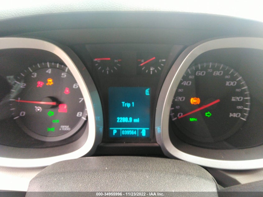 2011 CHEVROLET EQUINOX VIN: 2GNALBEC9B1205132