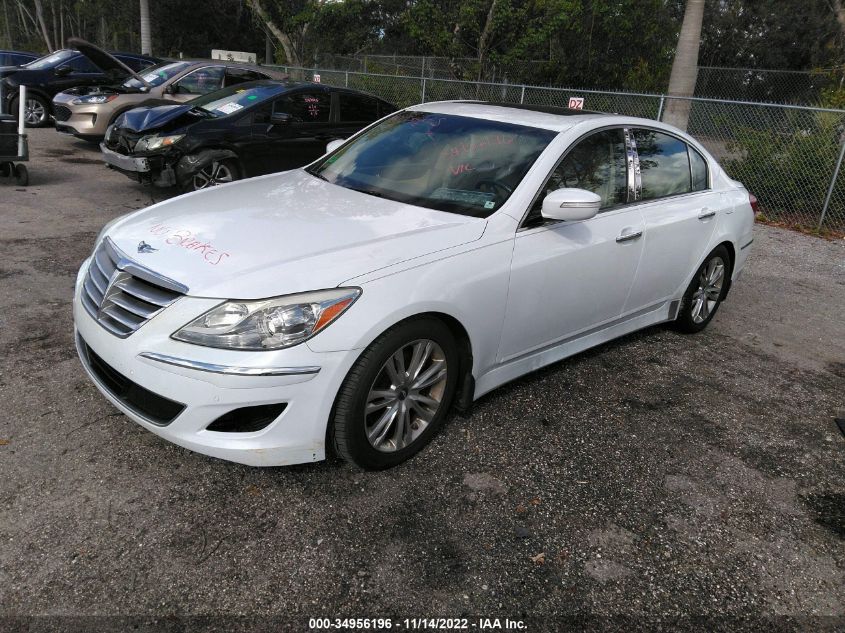 2013 HYUNDAI GENESIS 3.8L KMHGC4DD2DU258556