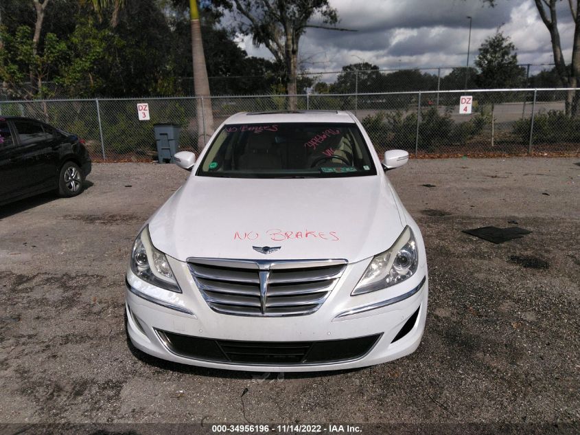 2013 HYUNDAI GENESIS 3.8L KMHGC4DD2DU258556