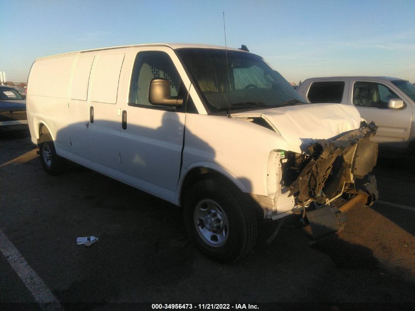 2020 CHEVROLET EXPRESS CARGO RWD 2500 EXTENDED WHEELBASE WT - 1GCWGBFG0L1126590