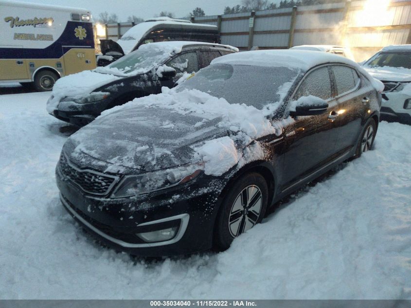 2013 KIA OPTIMA HYBRID LX KNAGM4AD5D5053455