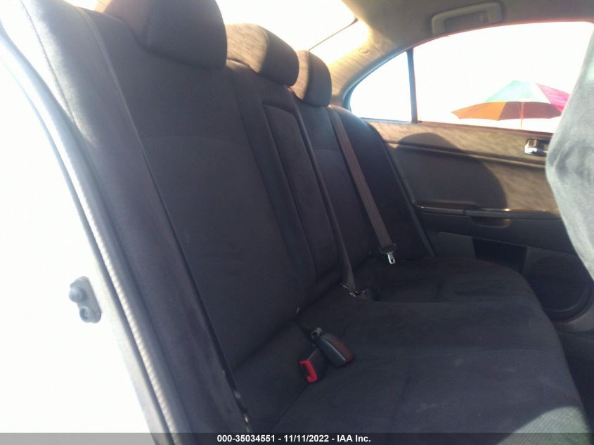 2013 MITSUBISHI LANCER EVOLUTION GSR JA32W8FV1DU024183