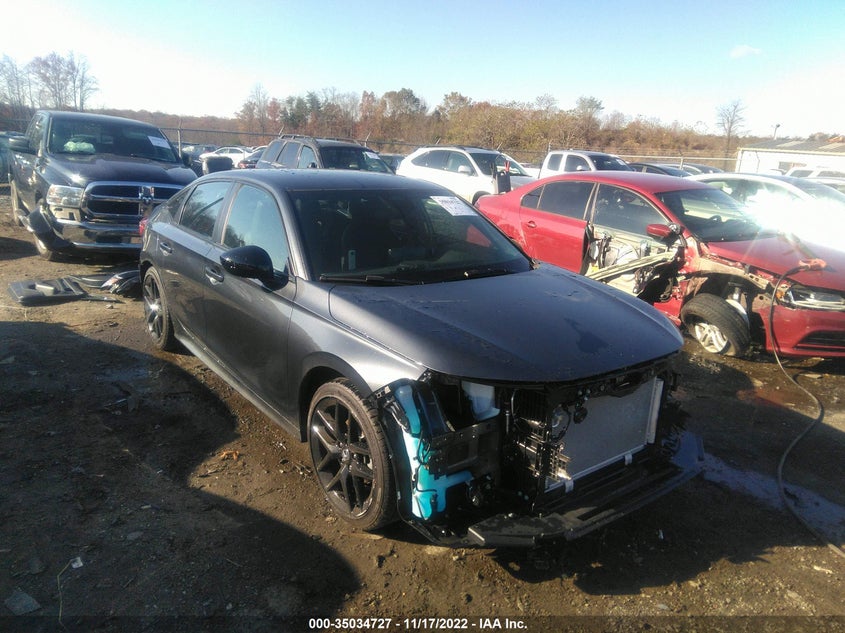 VIN 2HGFE2F56NH598576 2022 HONDA CIVIC SEDAN SPORT