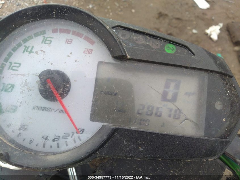 2010 KAWASAKI ZX600 R JKAZX4R14AA019534