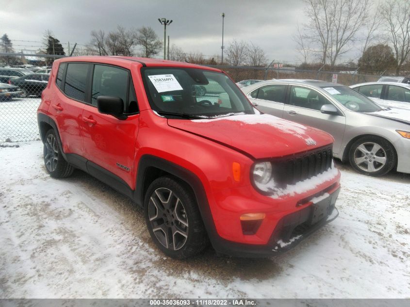 ZACNJCAB6MPM73080 JEEP RENEGADE JEEPSTER 2021