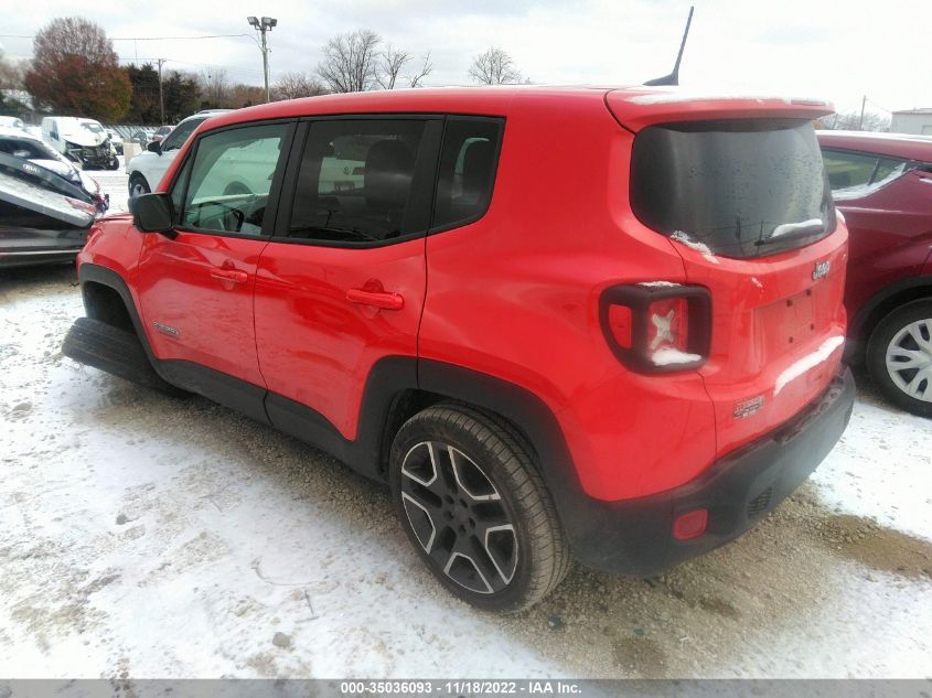 VIN ZACNJCAB6MPM73080 2021 JEEP RENEGADE JEEPSTER