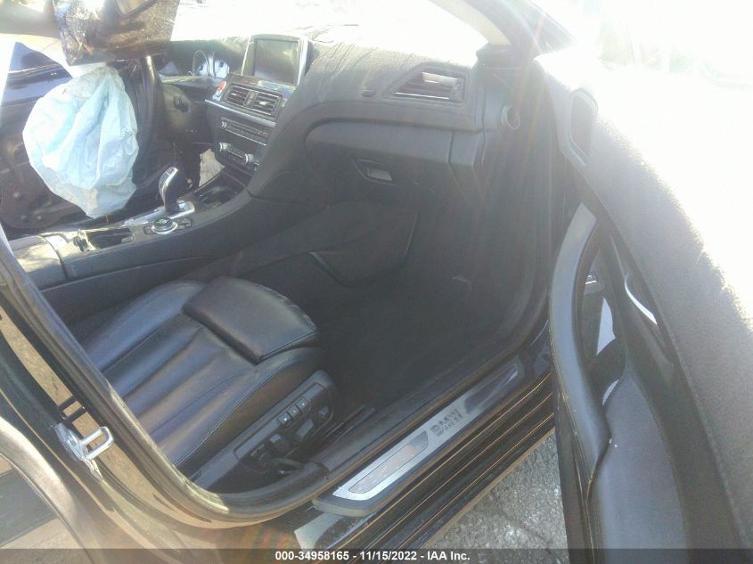 2013 BMW 650I GRAN COUPE WBA6B2C57DD128660