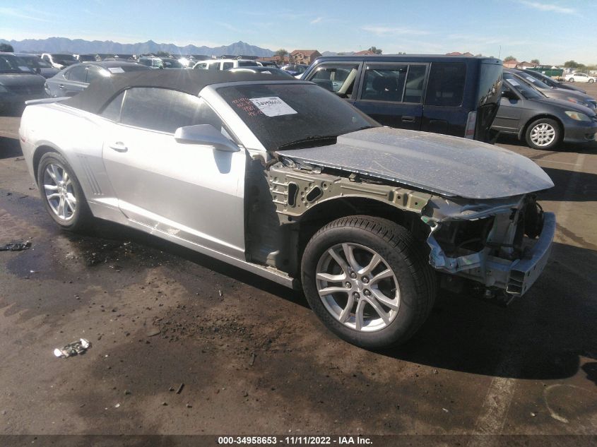 2014 CHEVROLET CAMARO LT - 2G1FB3D37E9307181